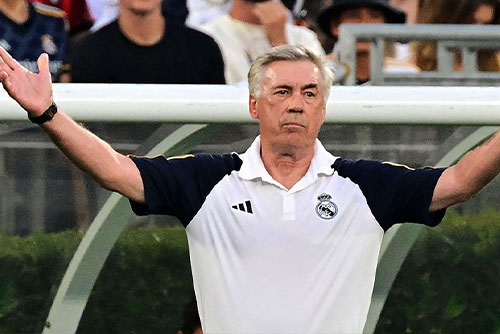 ยี่ห้ออิตาลี อันเช่ รับไม่ได้ มาดริด เกมรับเปราะบาง